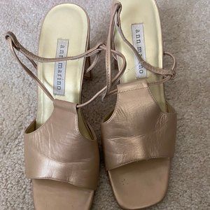 Ann Marino Open Toe Heels